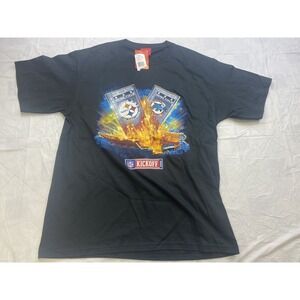 NWT Pittsburgh Steelers 2006 Season Opener Kickoff TShirt Size Large Black